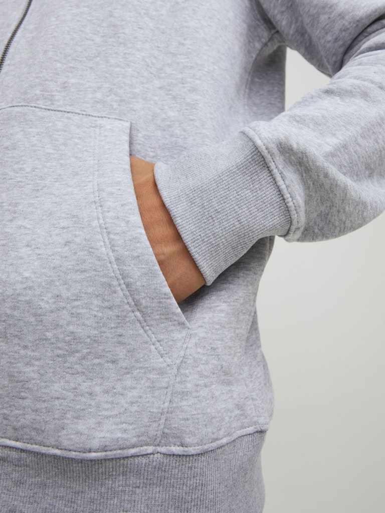 Jack & Jones Herren Sweatjacken Light Grey Mela