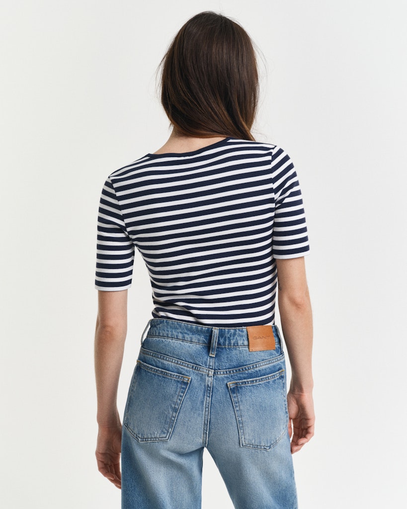 Gant Damen T-Shirts Evening Blu