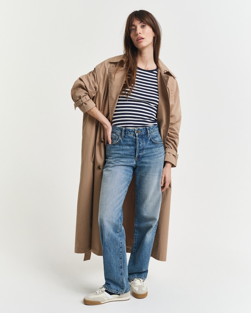 Gant Damen T-Shirts Evening Blu