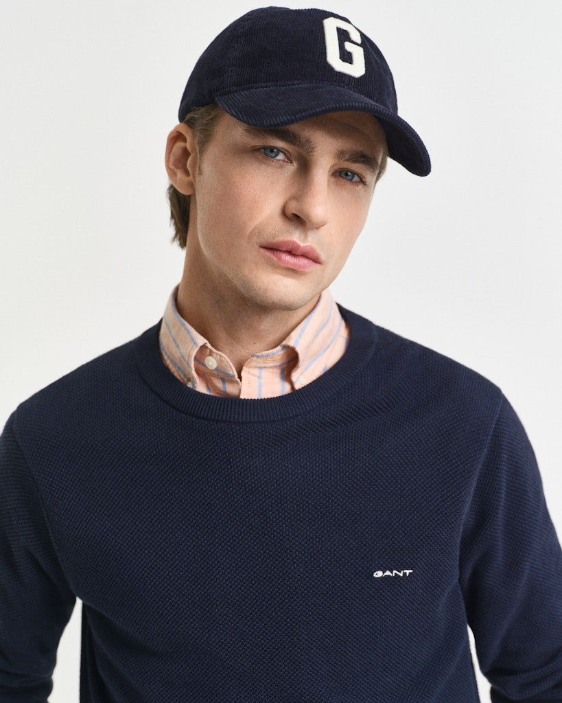 Gant Herren Pullover Evening Blu