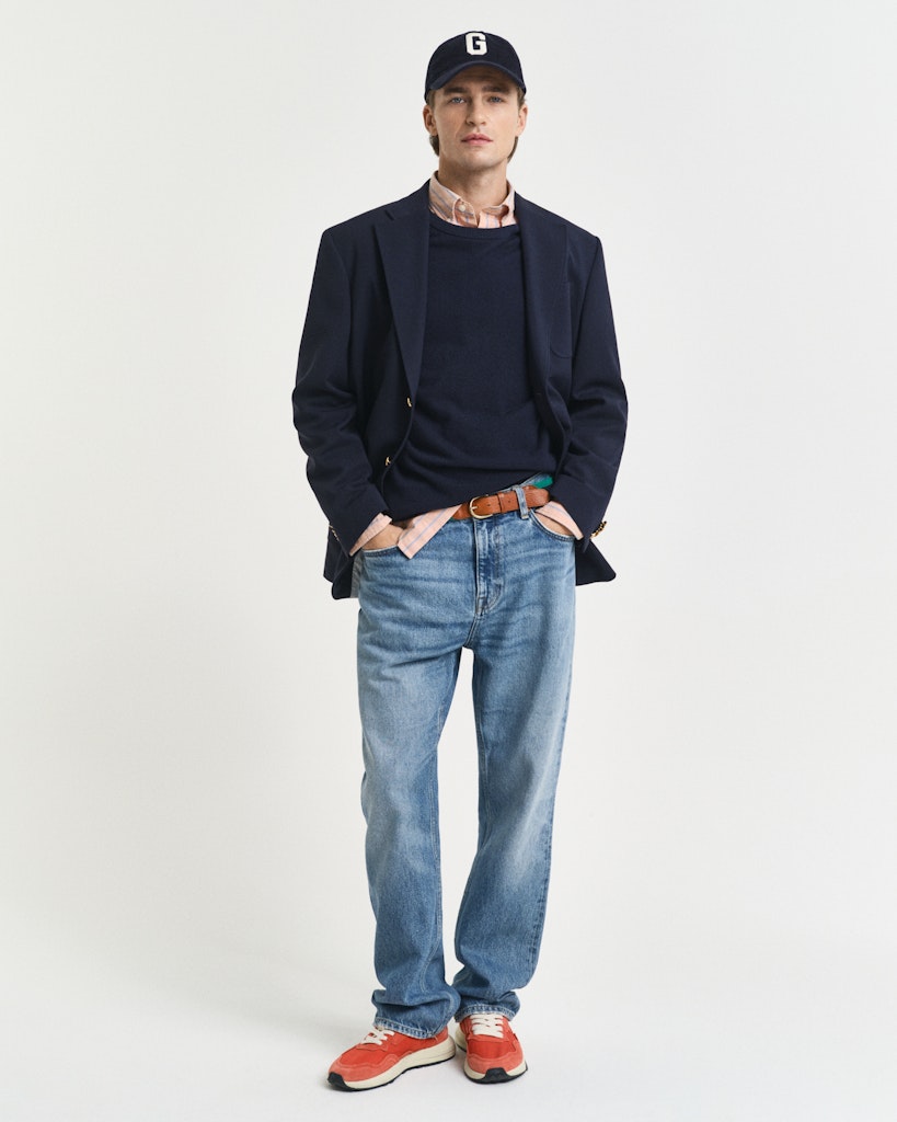 Gant Herren Pullover Evening Blu