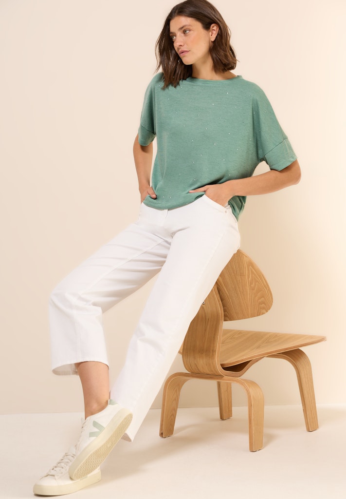 Cecil Damen T-Shirts Matcha Gr