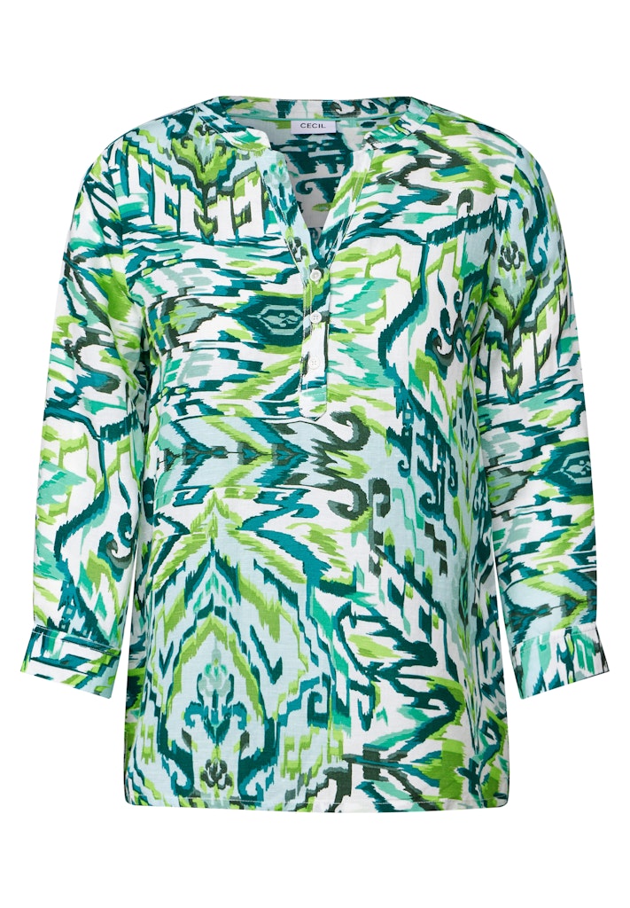 Cecil Damen Blusen Green Lag