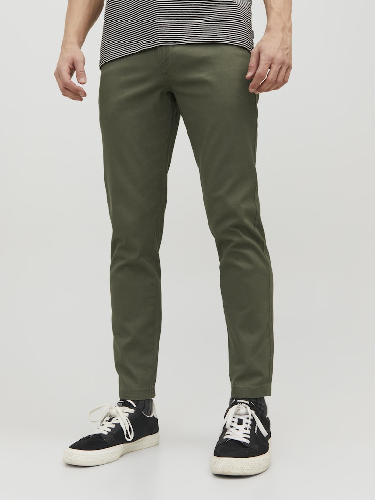 Jack & Jones Herren Hosen Black/Dusty Oli