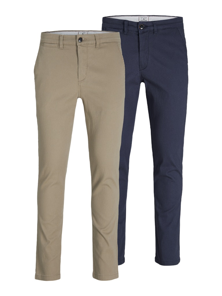 Jack & Jones Herren Hosen Beige/Navy Blaz