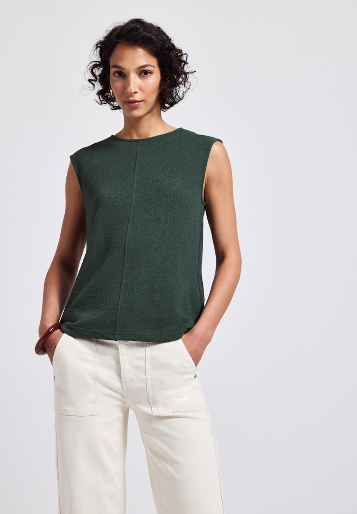 Street One Damen T-Shirts Mid Green