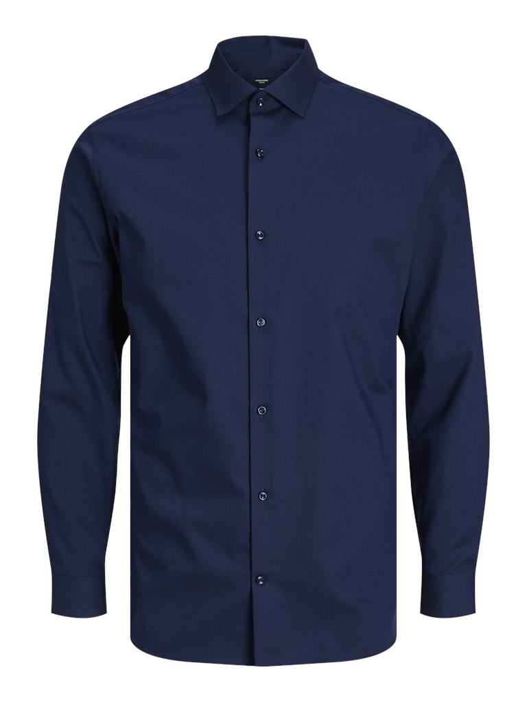 Jack & Jones Herren Hemden lang Perfect Navy/Sl