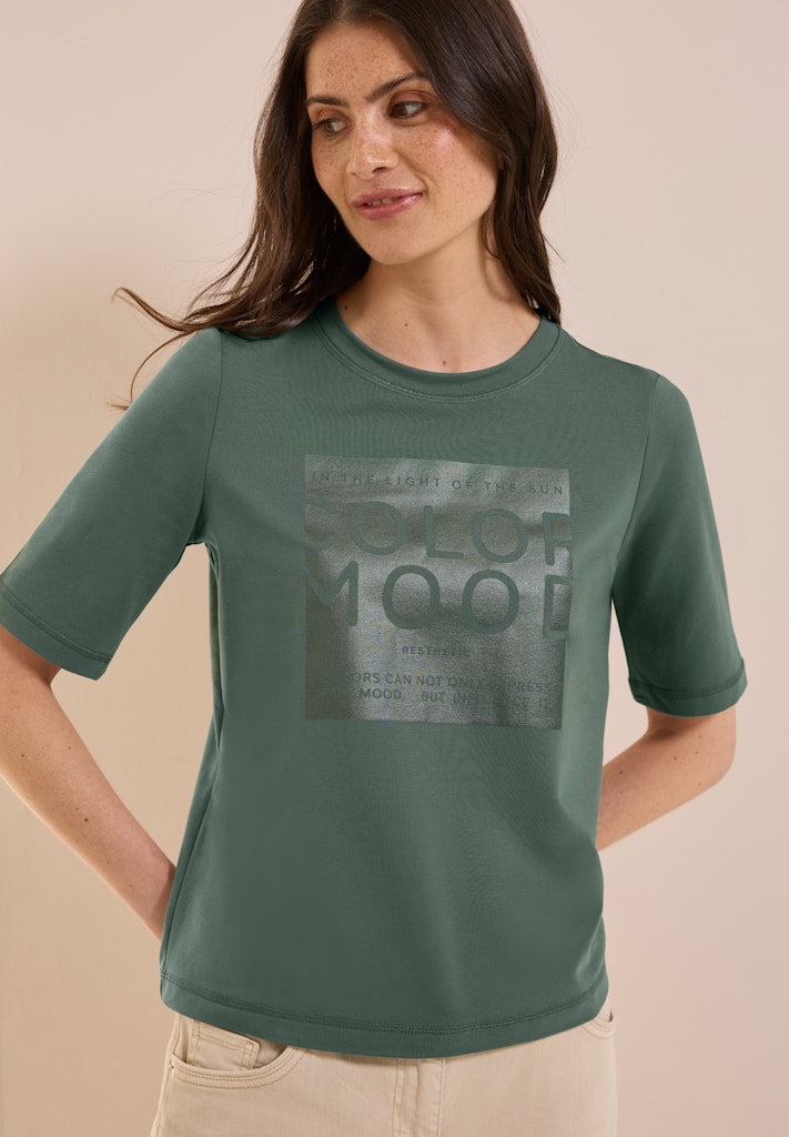 Cecil Damen T-Shirts Dark Balm