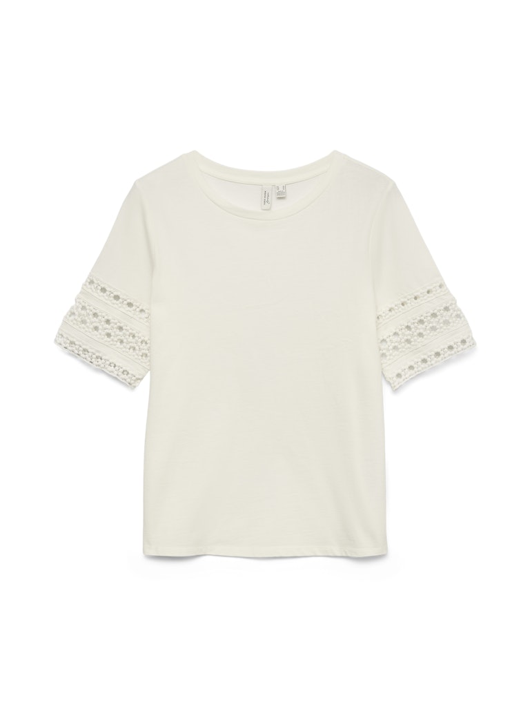 Vero Moda Damen T-Shirts Snow White/Snow