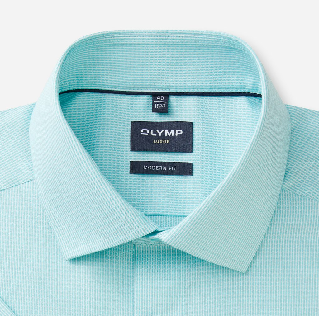 Olymp Herren Hemden kurz Mint