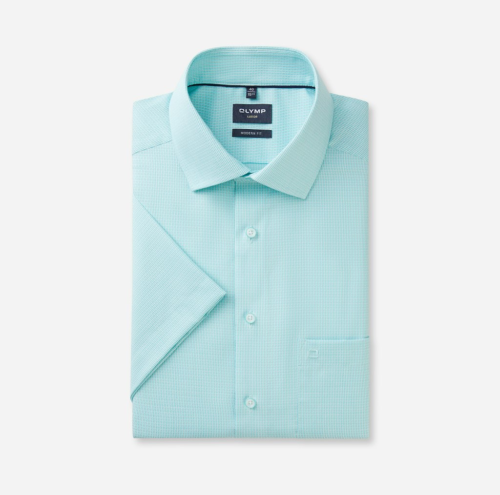 Olymp Herren Hemden kurz Mint
