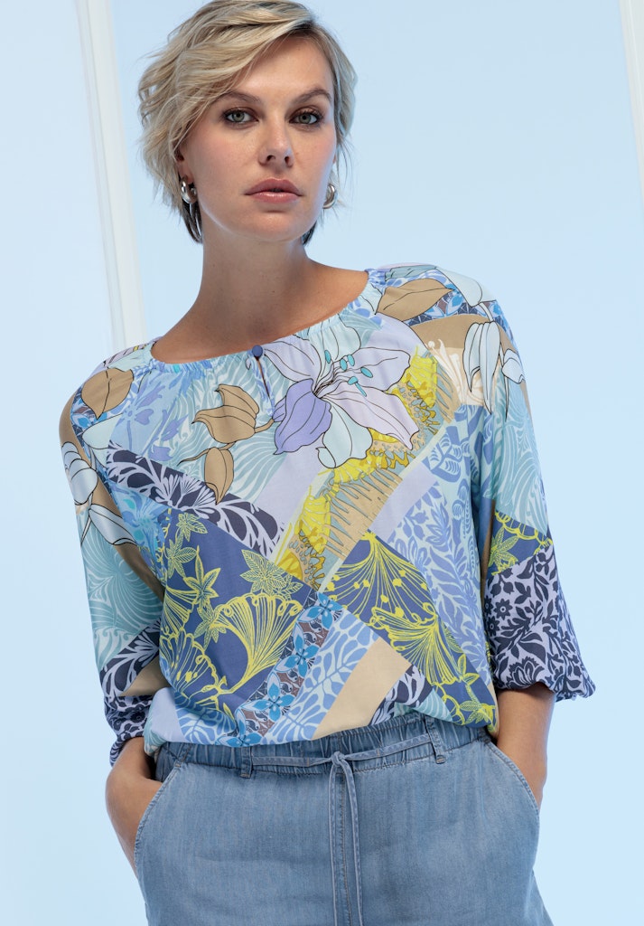 Bianca Damen Blusen Blue Mix