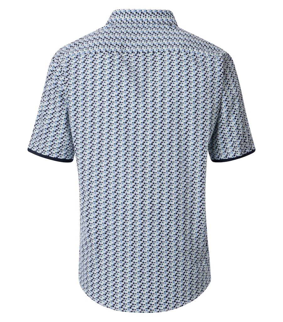 Casa Moda Herren Hemden kurz Blau