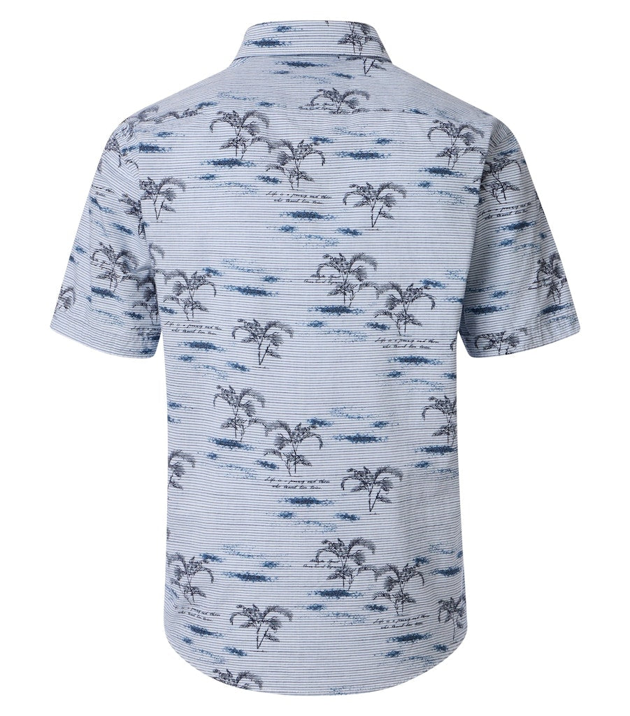 Casa Moda Herren Hemden kurz Blau