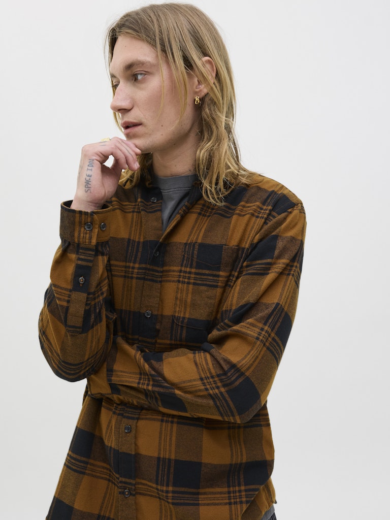 Jack & Jones Herren Hemden lang Monks Robe