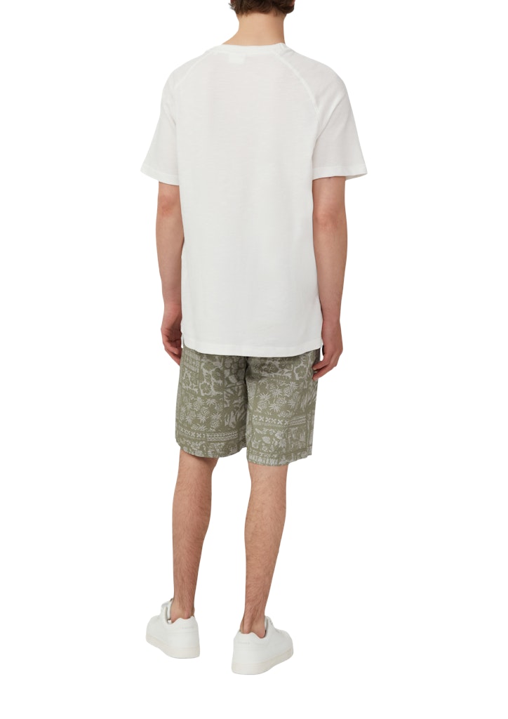S. Oliver red Herren T-Shirts kurz White