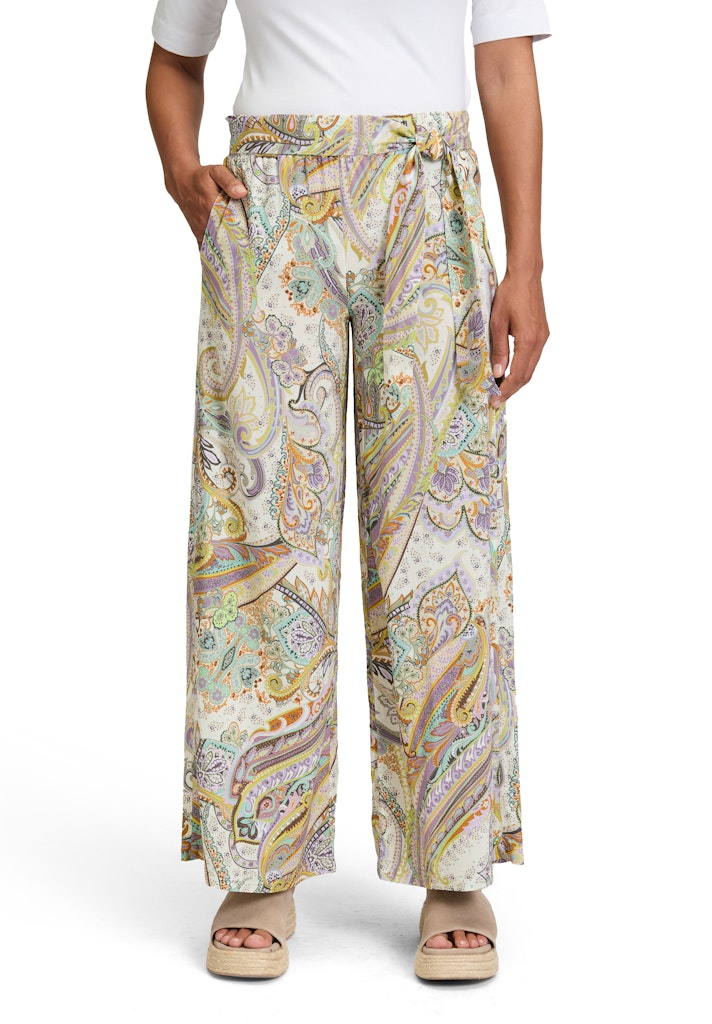 Cartoon Damen Hosen Green/Purple