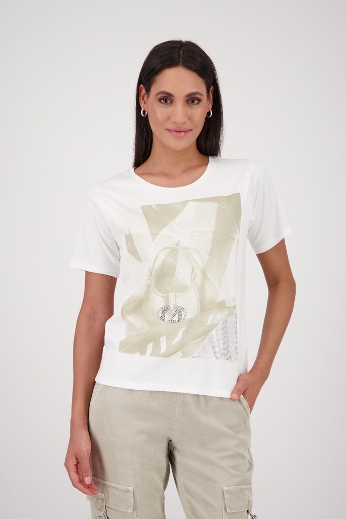 Monari Damen T-Shirts Cream