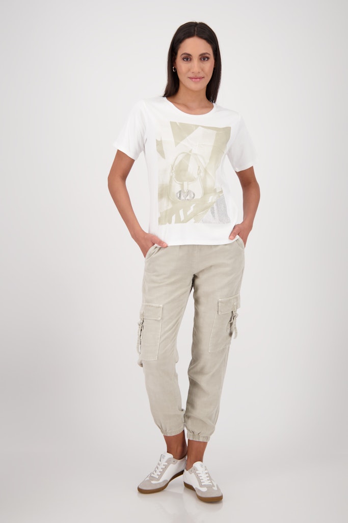 Monari Damen T-Shirts Cream