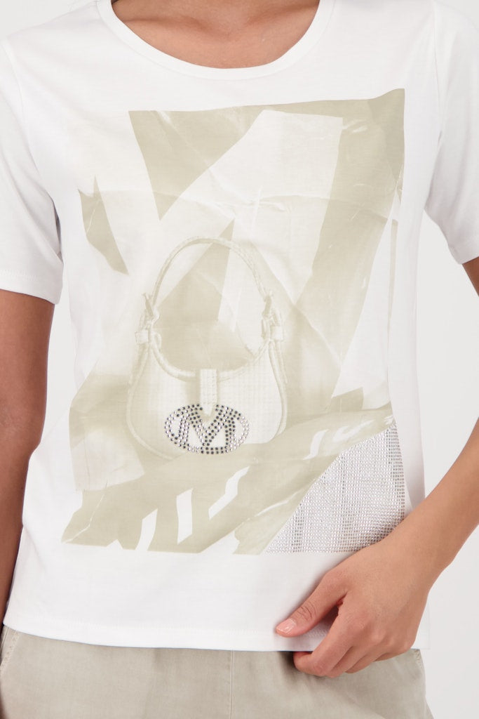 Monari Damen T-Shirts Cream