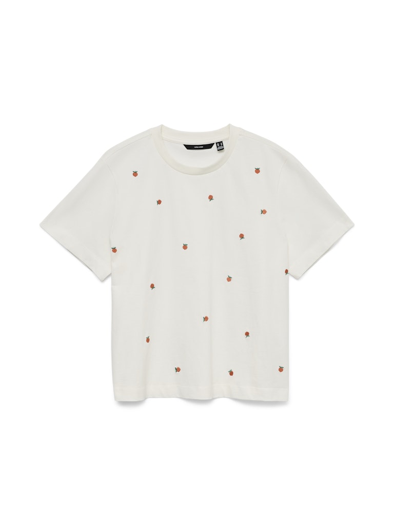 Vero Moda Damen T-Shirts Snow White/Peac