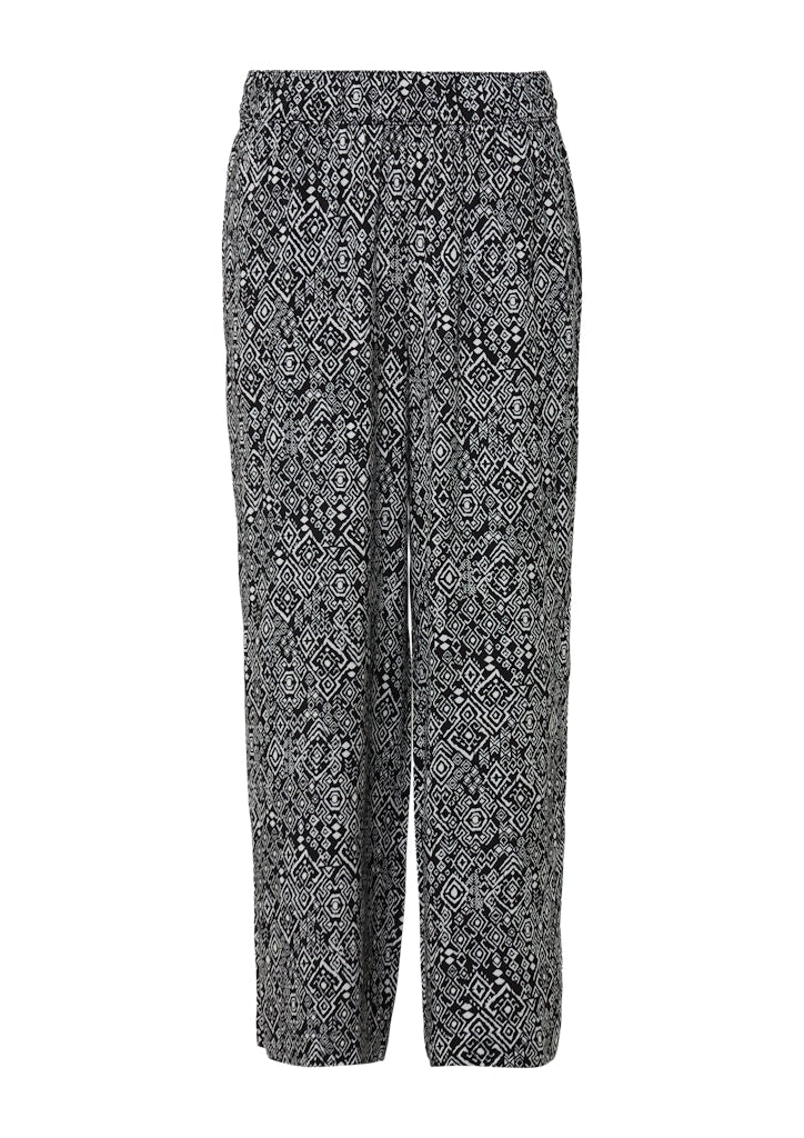 S. Oliver red Damen Shorts Grey/Black