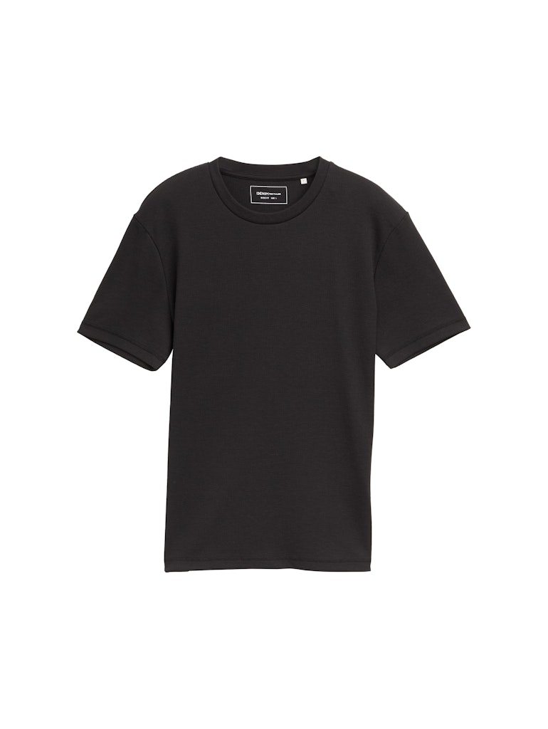 Tom Tailor denim Herren T-Shirts kurz Night Watch Bla