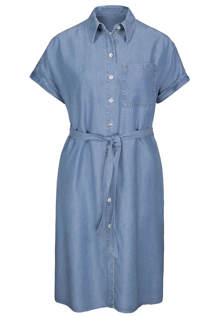 Bianca Damen Kleider Bleached Denim