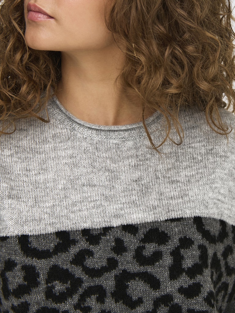 Only Damen Pullover Light Grey Mela