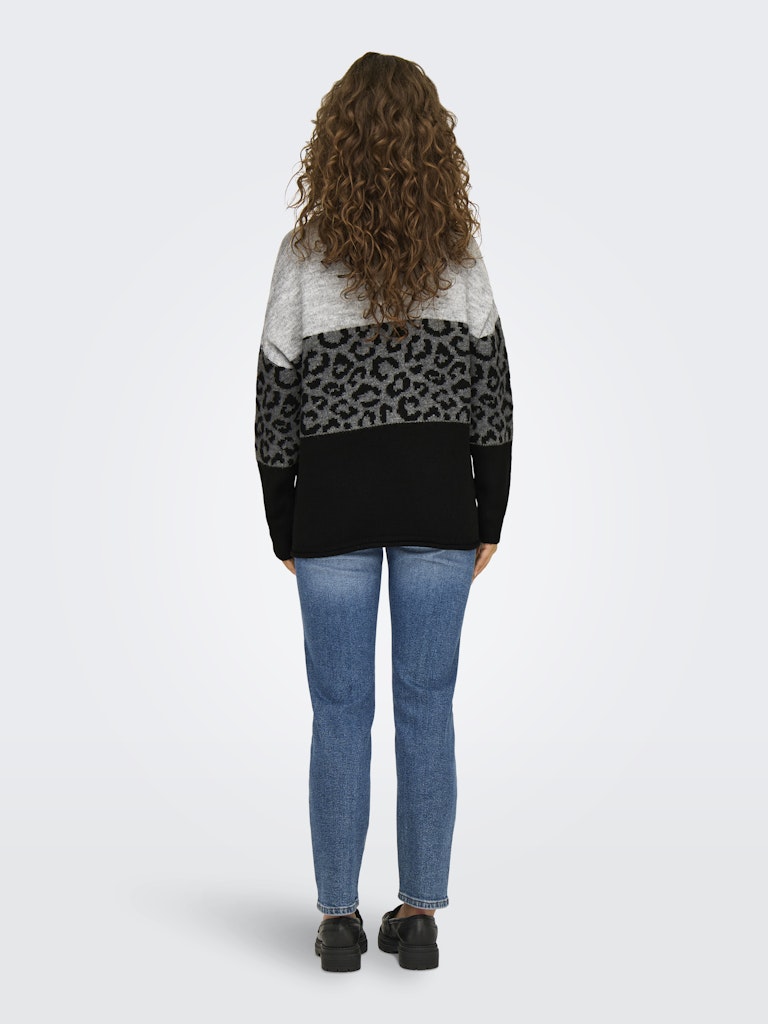 Only Damen Pullover Light Grey Mela