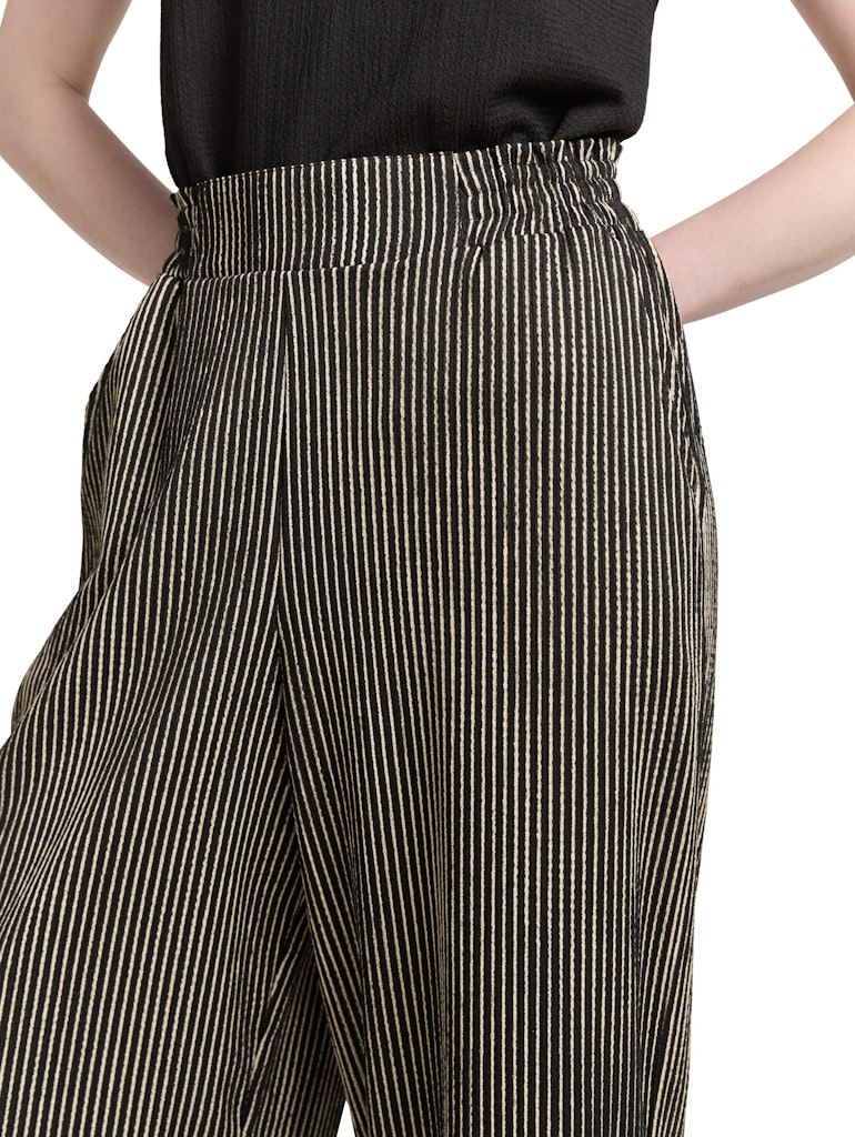 Tom Tailor denim Damen Hosen Black Beige Str