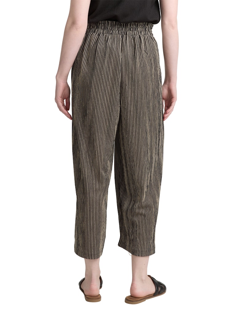 Tom Tailor denim Damen Hosen Black Beige Str