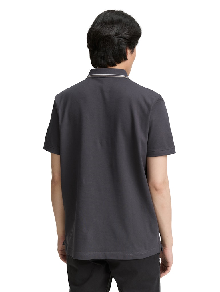 Tom Tailor Herren Polo-Shirts Tarmac Grey