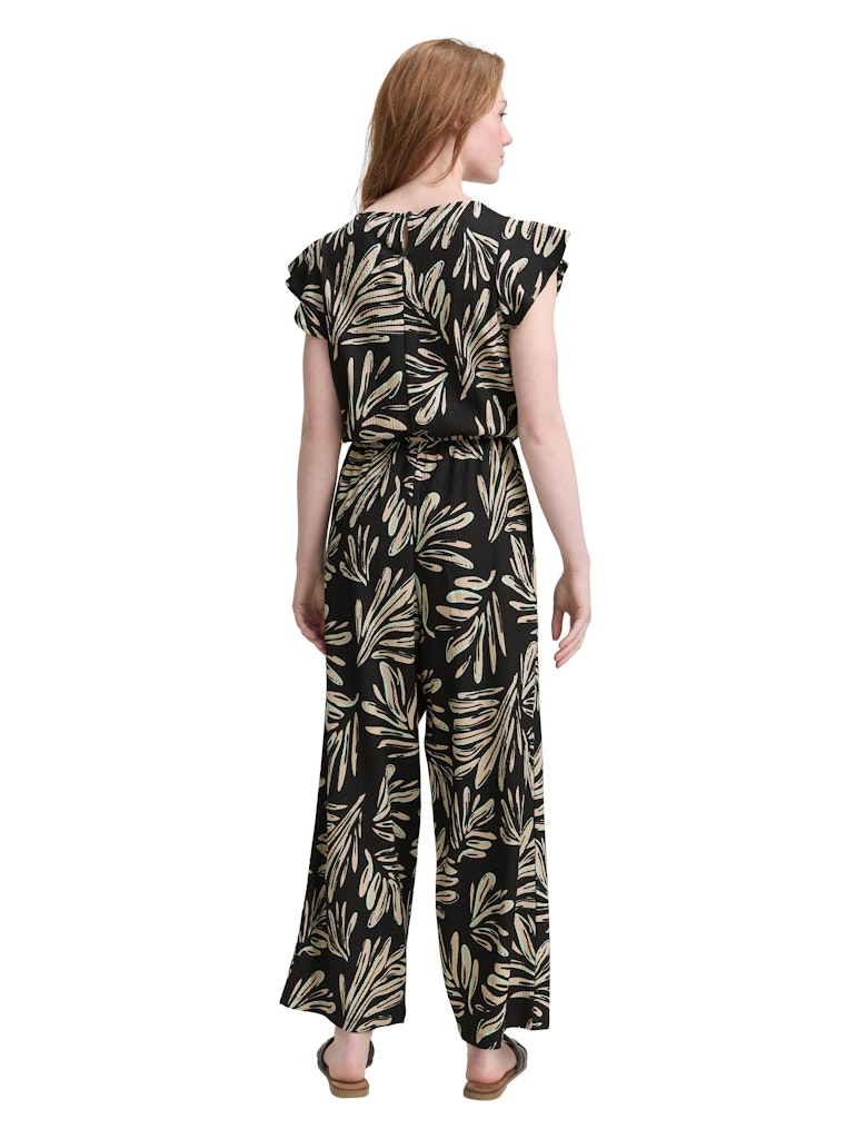 Tom Tailor denim Damen Hosenanzüge Abstract Black