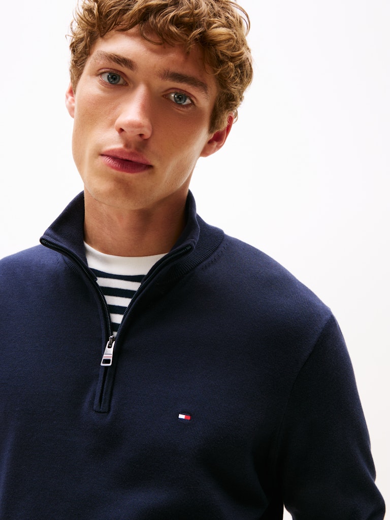 Tommy Hilfiger Herren Pullover Dw Blue