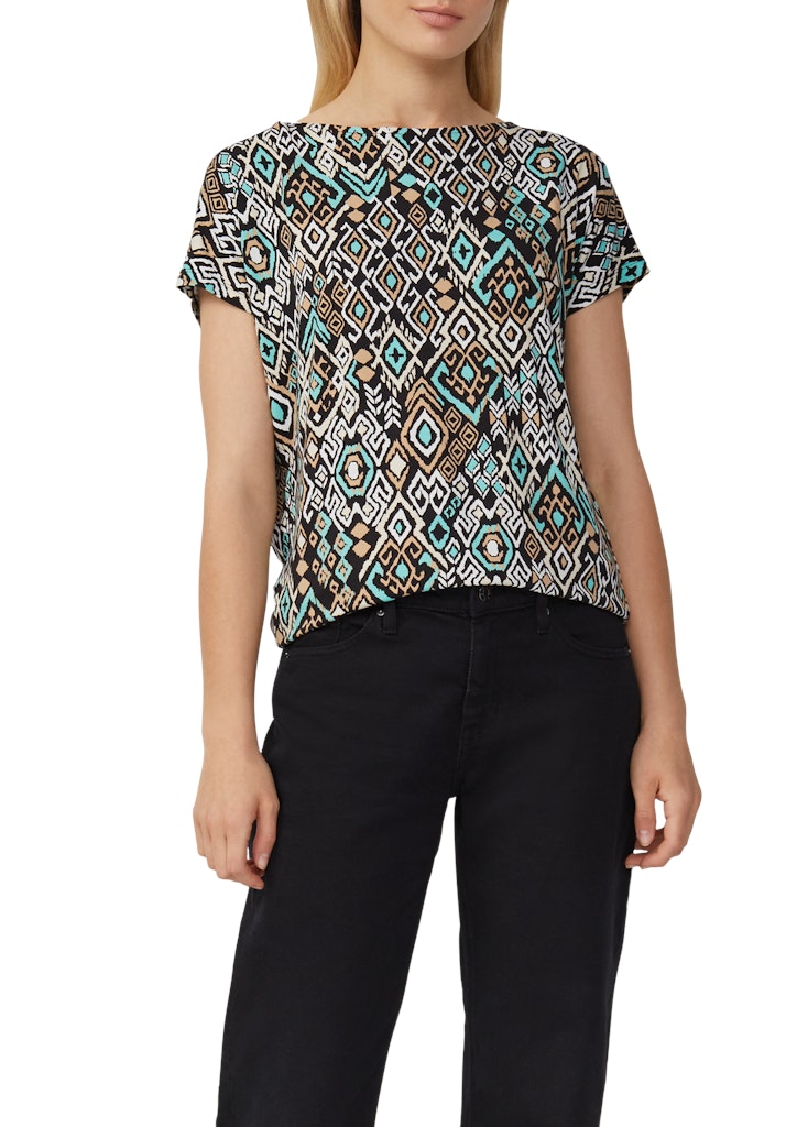 S. Oliver red Damen T-Shirts Grey/Black