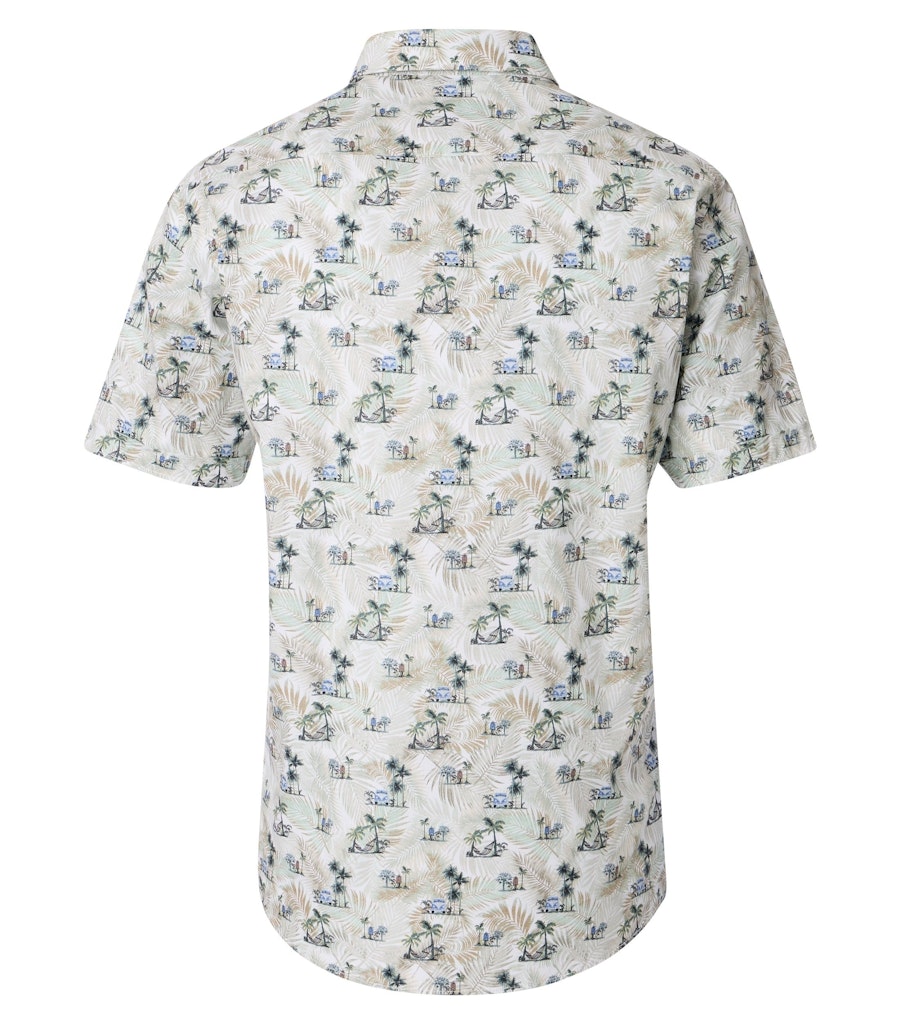 Casa Moda Herren Hemden kurz Gruen