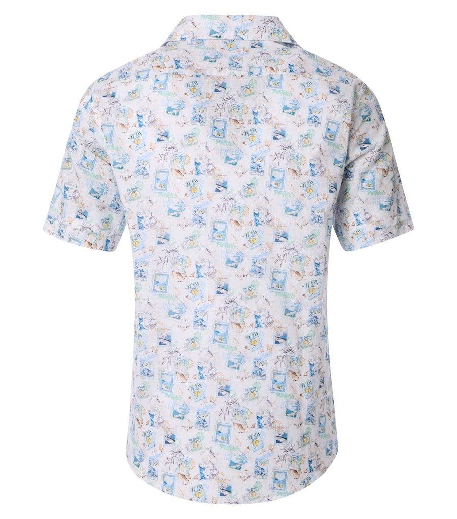 Casa Moda Herren Hemden kurz Blau