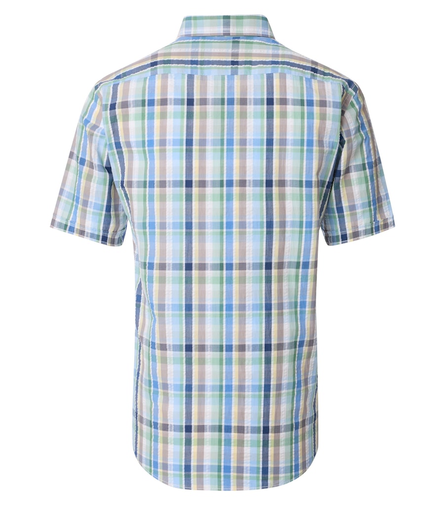 Casa Moda Herren Hemden kurz Gruen