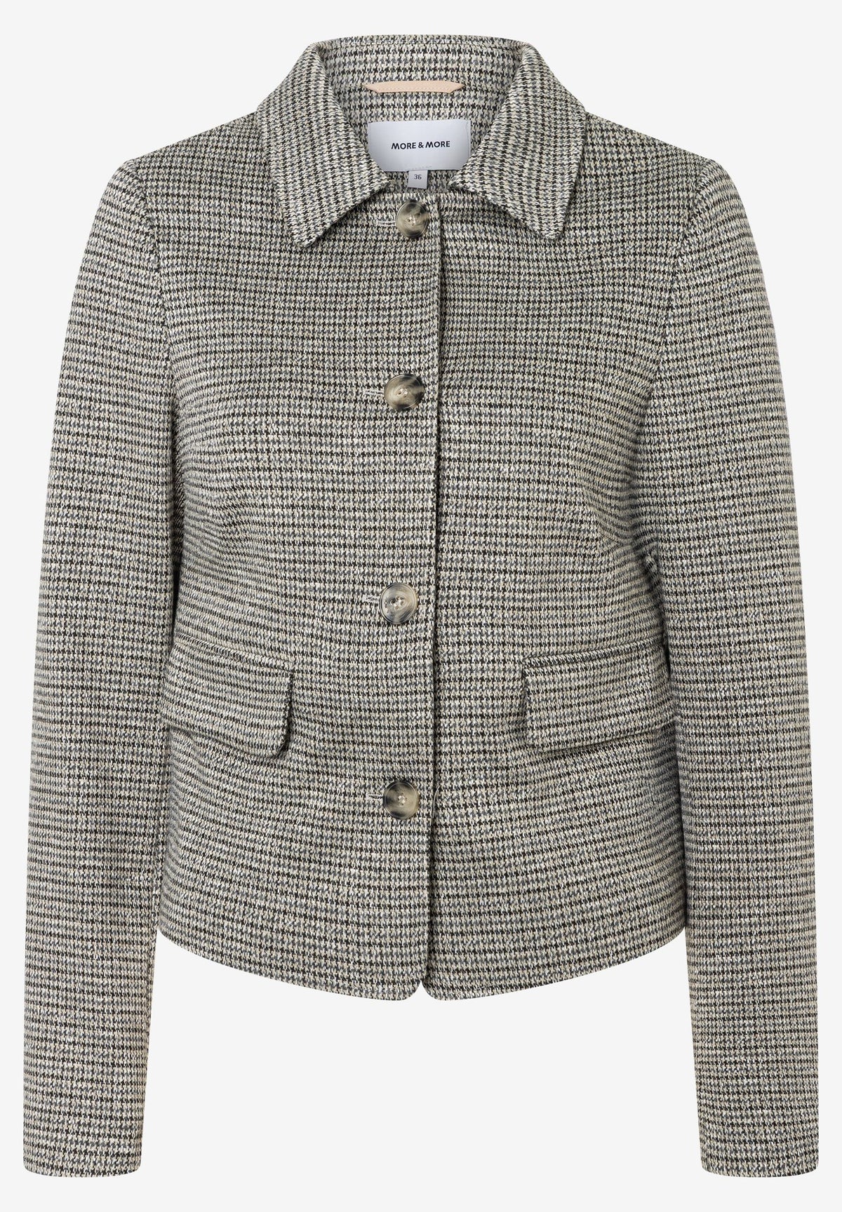 More & More Damen Jacken Mini Check