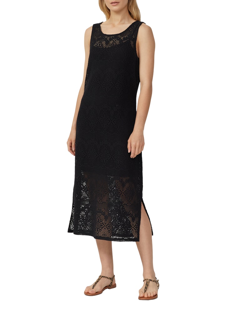 S. Oliver red Damen Kleider Grey/Black