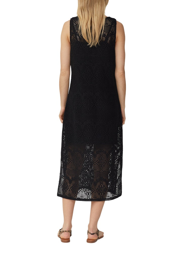 S. Oliver red Damen Kleider Grey/Black