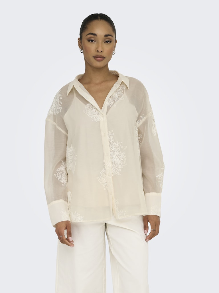 Only Damen Blusen Cloud Dancer/W