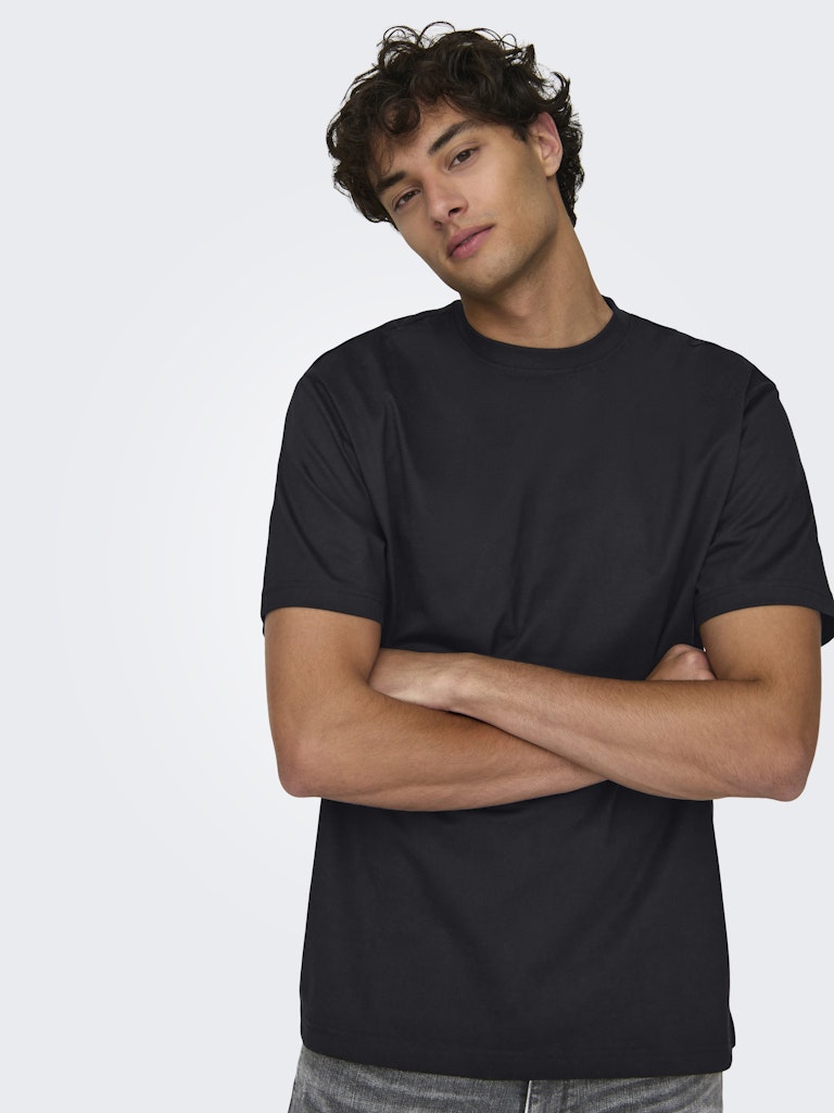 Only & Sons Herren T-Shirts kurz Black