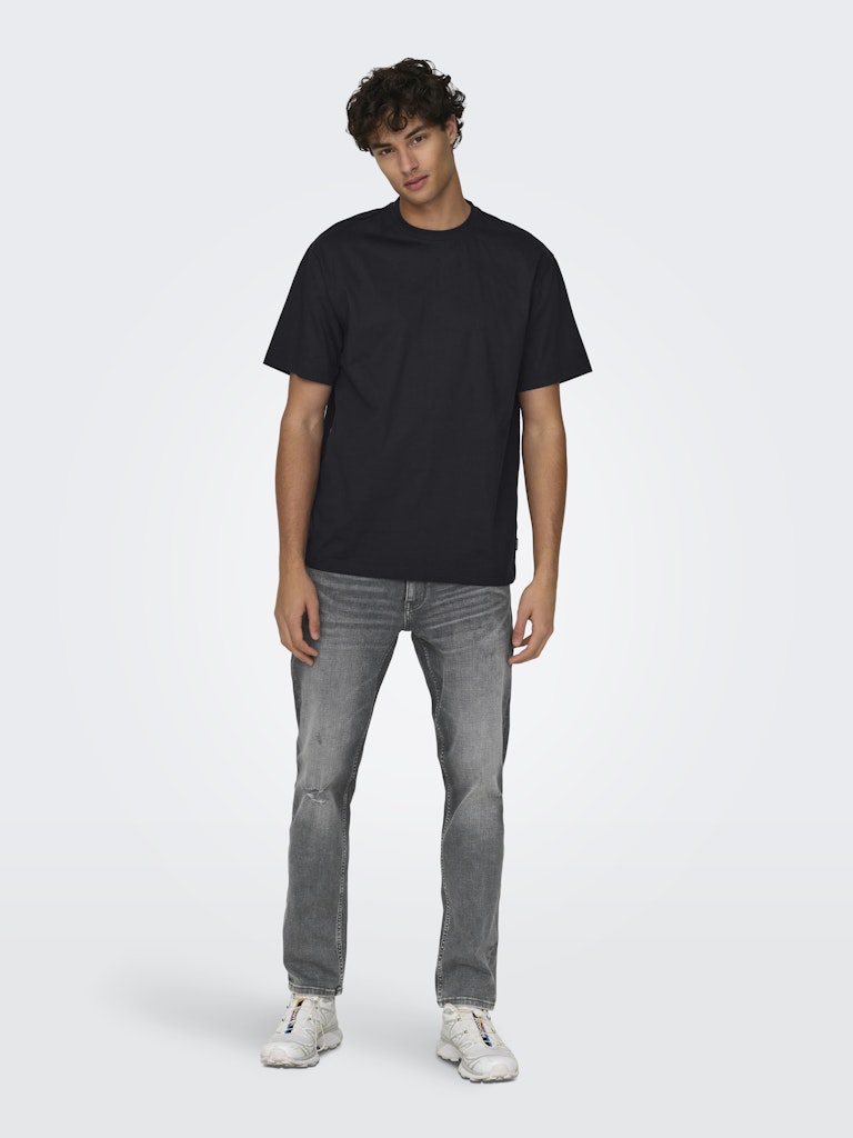 Only & Sons Herren T-Shirts kurz Black