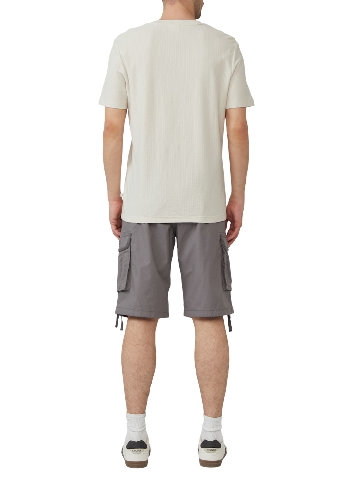 S. Oliver red Herren Shorts Grey/Black