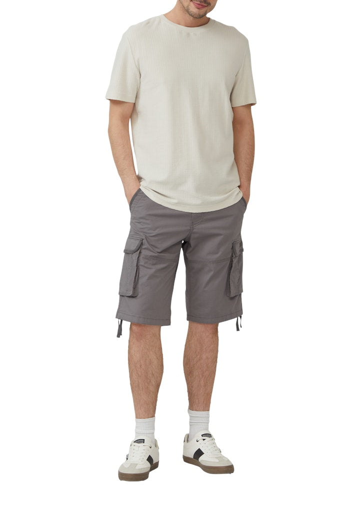 S. Oliver red Herren Shorts Grey/Black