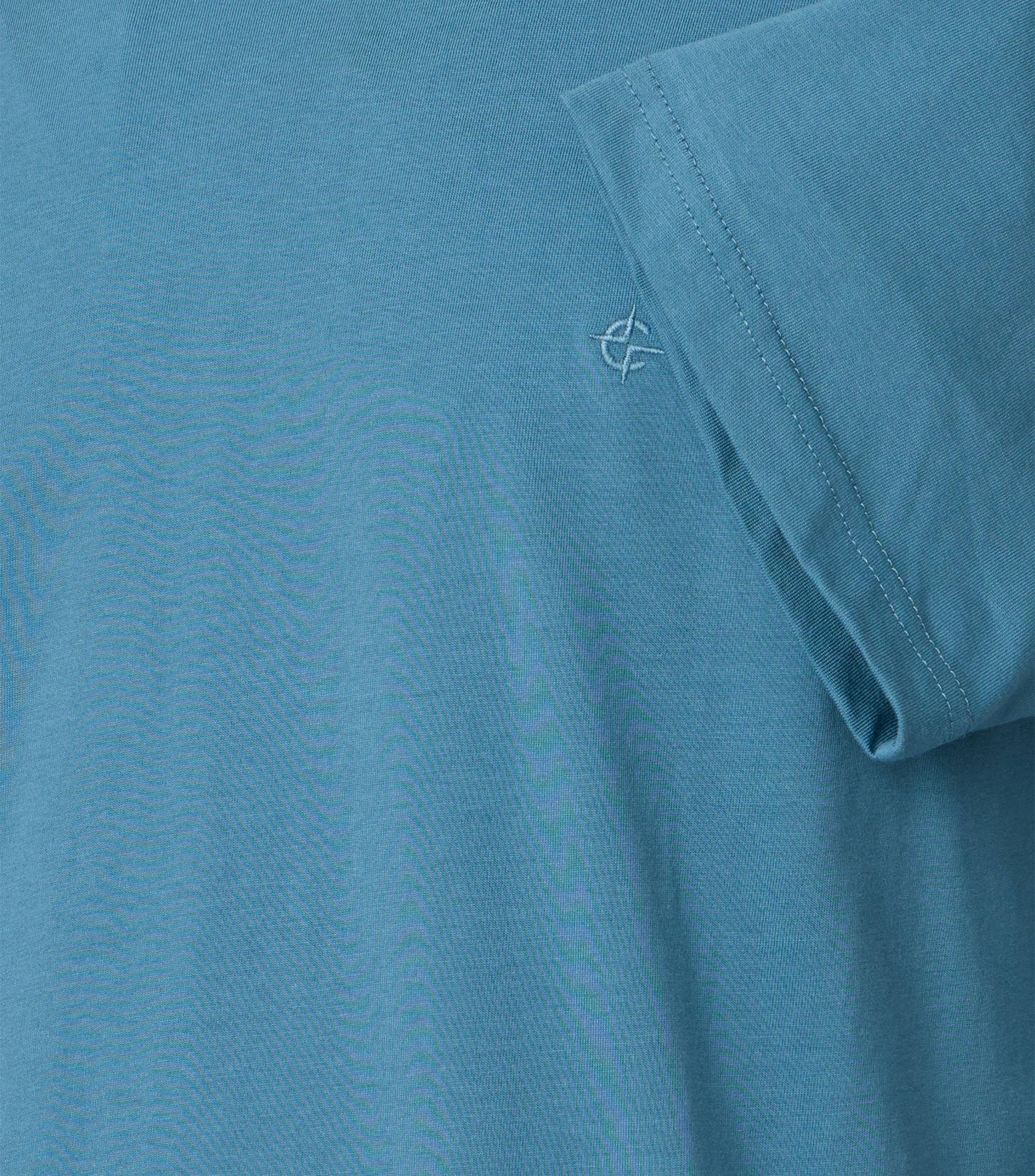 Casa Moda Herren T-Shirts kurz Aqua Bis Pe