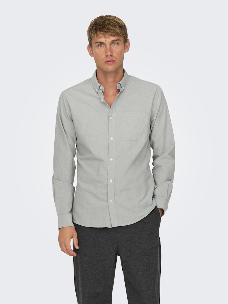 Only & Sons Herren Hemden lang Sea Spray