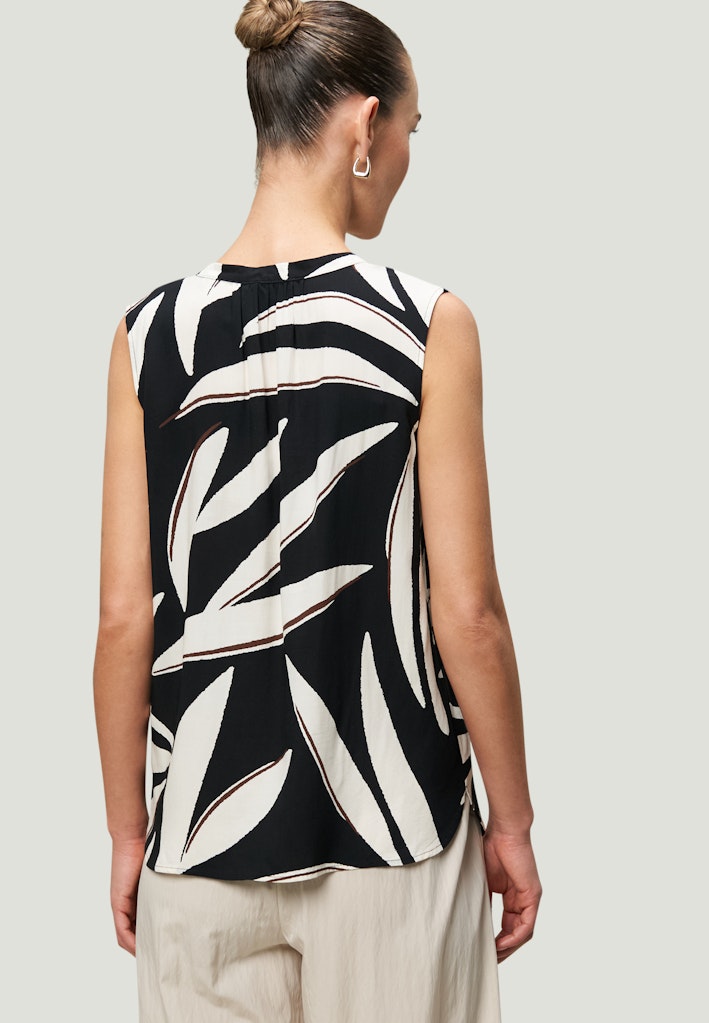 Zero Damen Blusen Blackcream